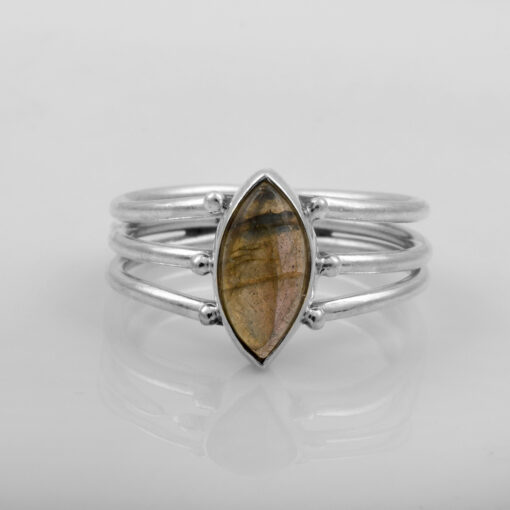 Ring with Labradorite