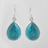 Silver Earring With Turquoise