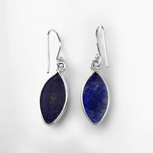 Earring with Lapis stone