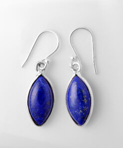 Earring with Lapis stone