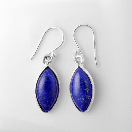 Earring with Lapis stone