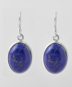  925 Sterling Silver Earring With Lapis