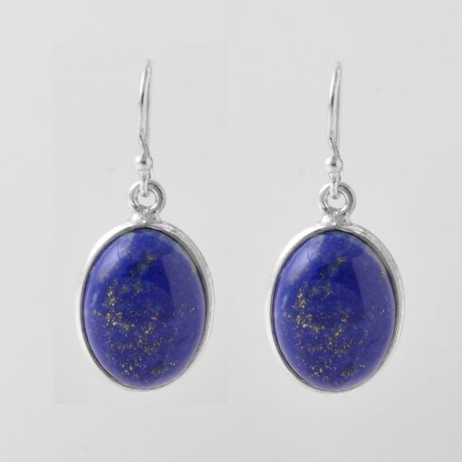  925 Sterling Silver Earring With Lapis