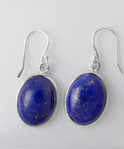  925 Sterling Silver Earring With Lapis