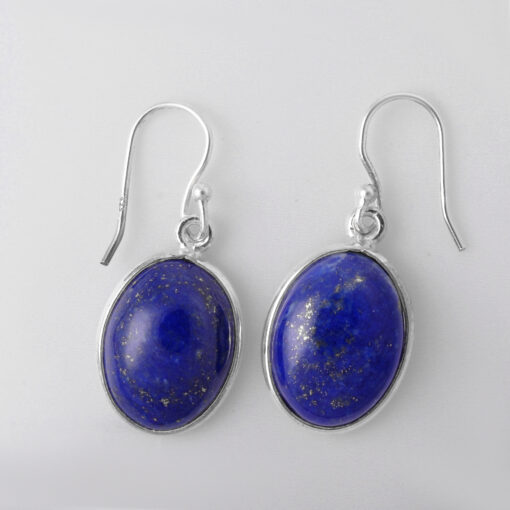  925 Sterling Silver Earring With Lapis