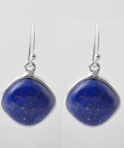  925 Sterling Silver Earring With Lapis