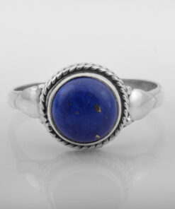 925 Sterling Silver Ring With Lapis