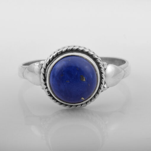 925 Sterling Silver Ring With Lapis