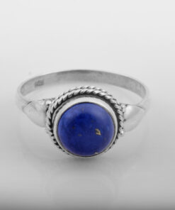 925 Sterling Silver Ring With Lapis