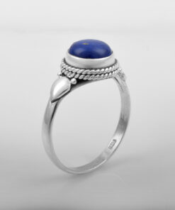 925 Sterling Silver Ring With Lapis