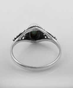 925 Sterling Silver Ring With Melakite