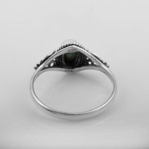 925 Sterling Silver Ring With Melakite