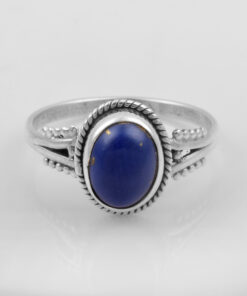 925 Sterling Silver Ring With Lapis