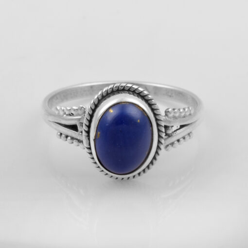 925 Sterling Silver Ring With Lapis