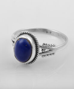 925 Sterling Silver Ring With Lapis