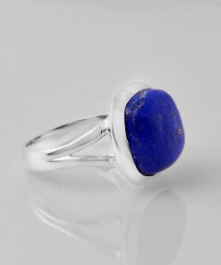 925 Sterling Silver Ring With Lapis