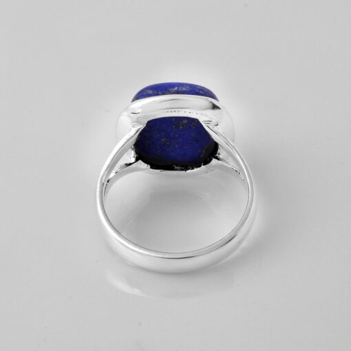 925 Sterling Silver Ring With Lapis