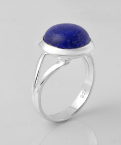 925 Sterling Silver Ring With Lapis